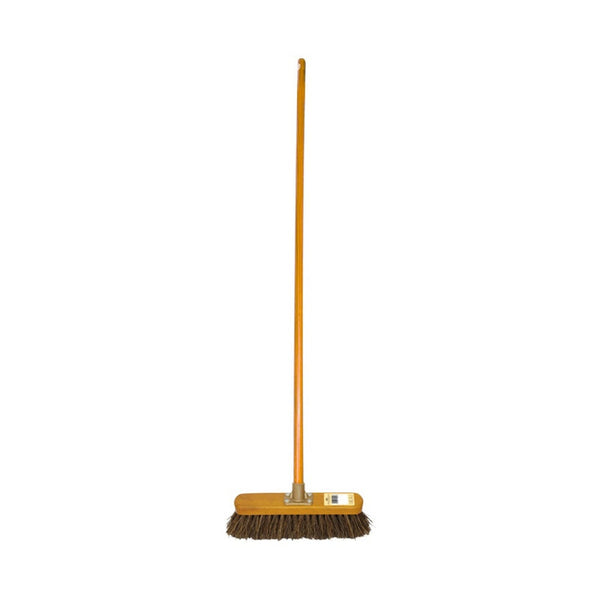 Groundsman 12 inch bassine broom with wooden handle
