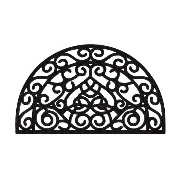 Groundsman half moon rubber entrance mat 45 x 75cm