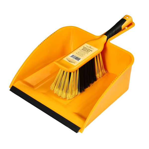 Groundsman heavy duty dustpan and brush