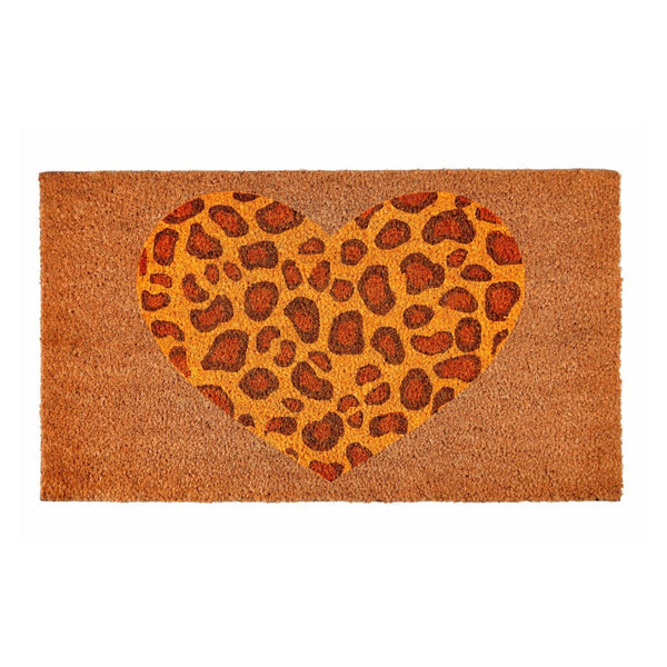 Groundsman love heart coir doormat 40 x 70cm