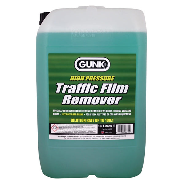 Gunk Traffic Film Remover 25L drum