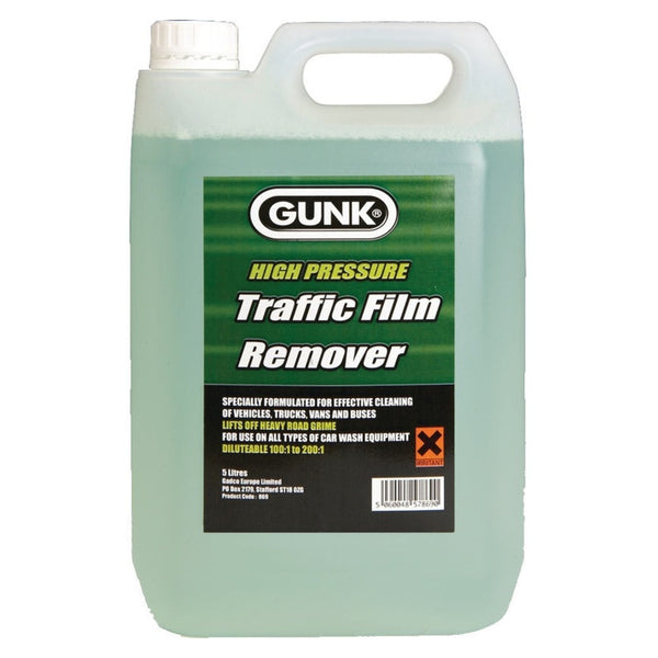 Gunk Traffic Film Remover 5L container