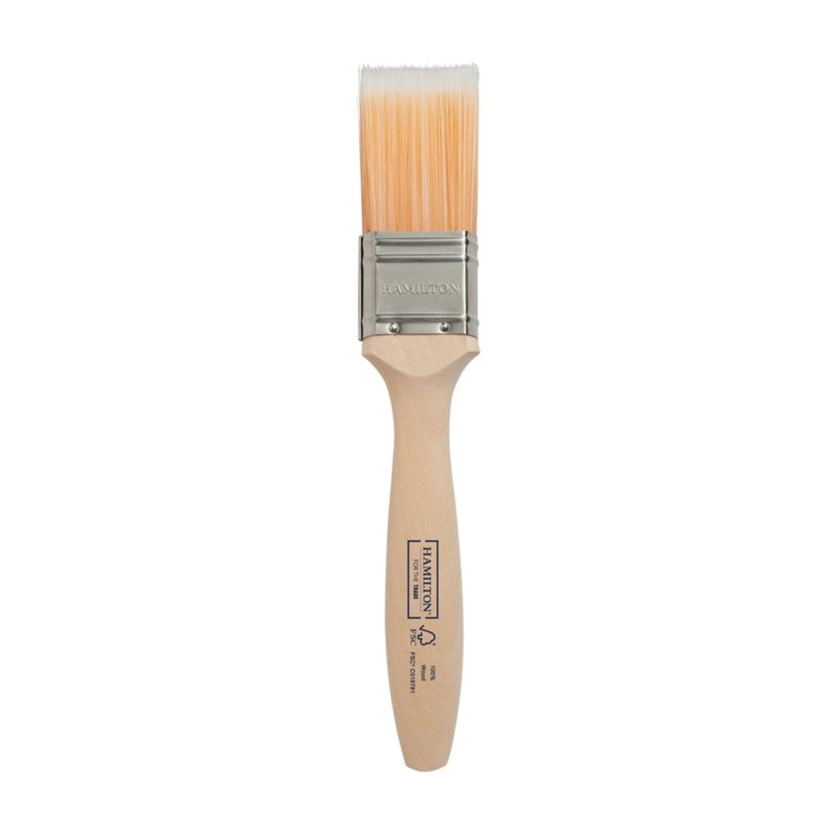 Hamilton For The Trade 1.5 inch fine tip flat paint brush, view 2