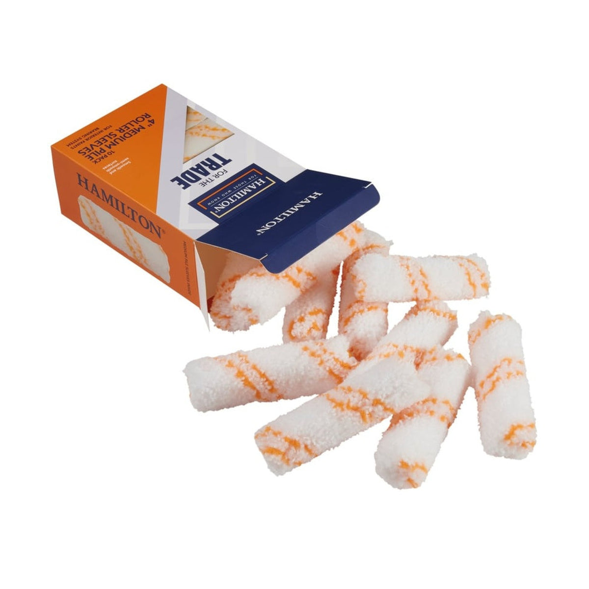 Pack of 10 Hamilton For The Trade 4 inch medium pile roller sleeves, view 3
