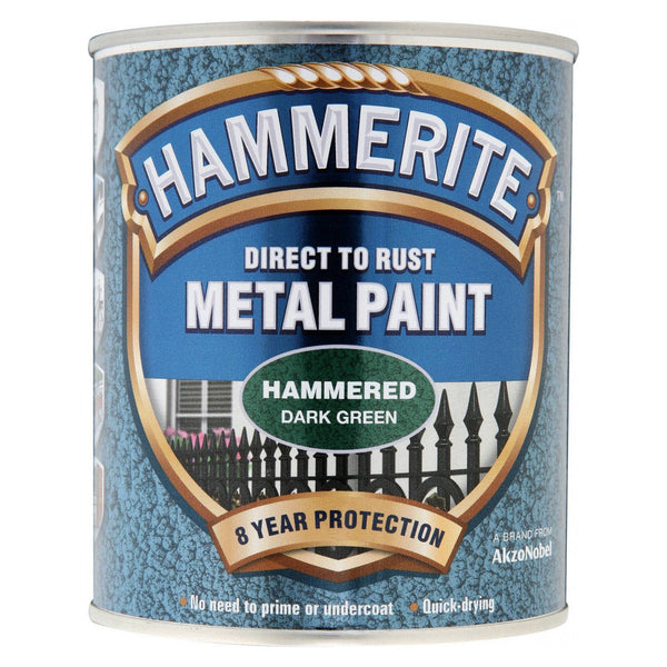 Hammerite hammered metal paint dark green 750ml