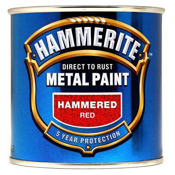 Hammerite Hammered Red metal paint 250ml