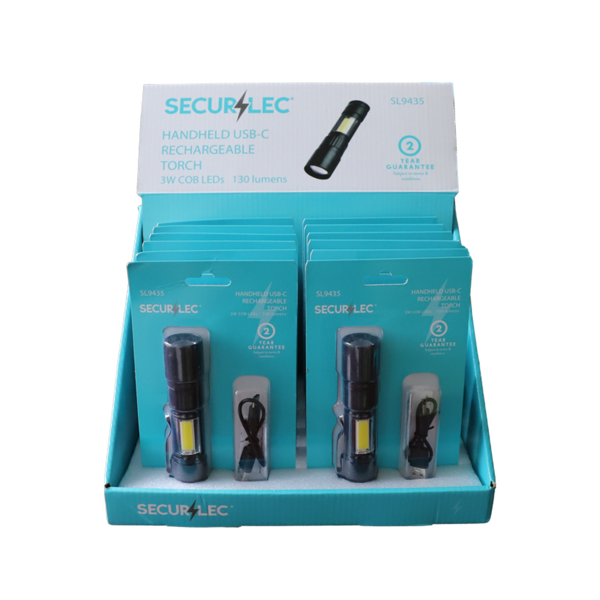 Handheld USB Rechargeable Torch, view 3