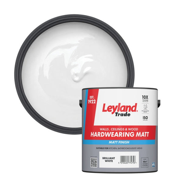 Hardwearing Matt 2.5L - Brilliant White