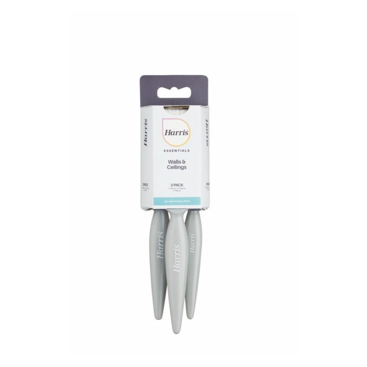 Harris Essentials 75mm wall and ceiling paint brush, view 2