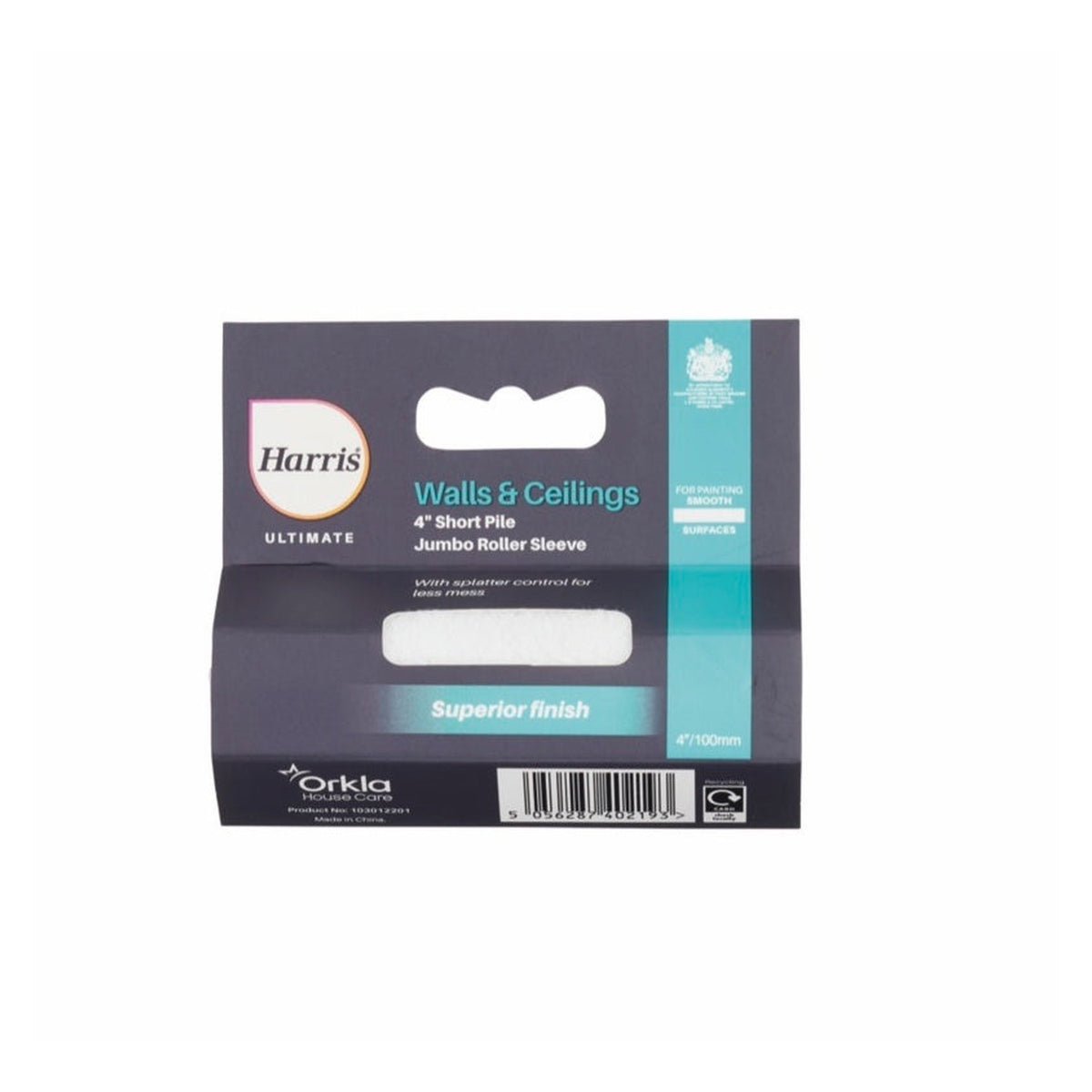 Harris Ultimate 4in short pile jumbo roller sleeve, view 2
