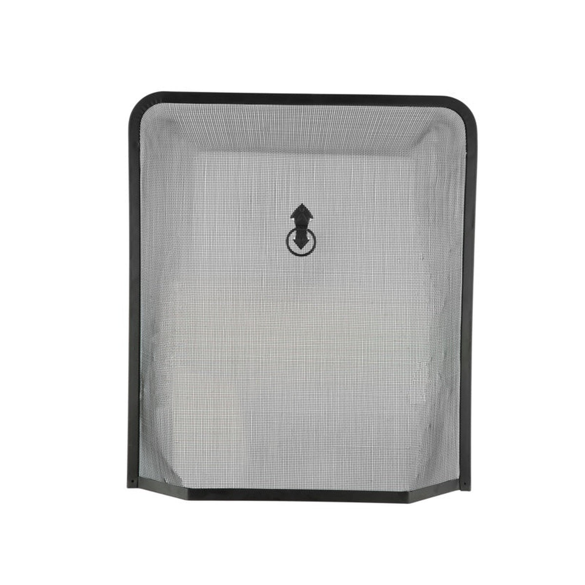 Hearth and Home black mesh spark guard with ring handle