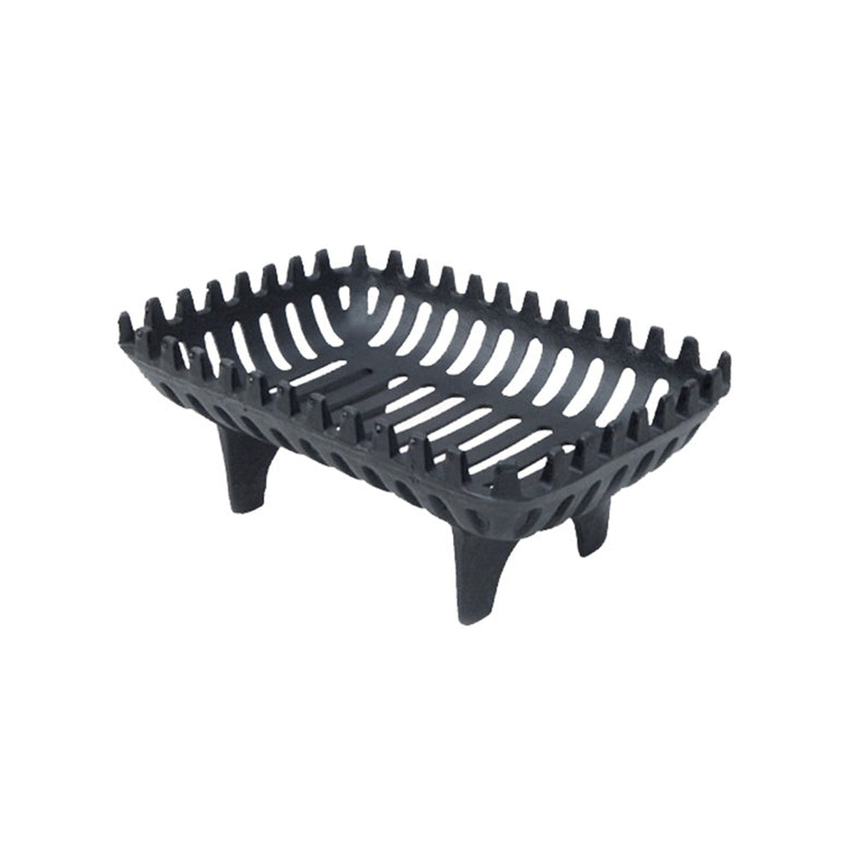 Hearth & Home cast iron fire basket, 15 x 10 inch