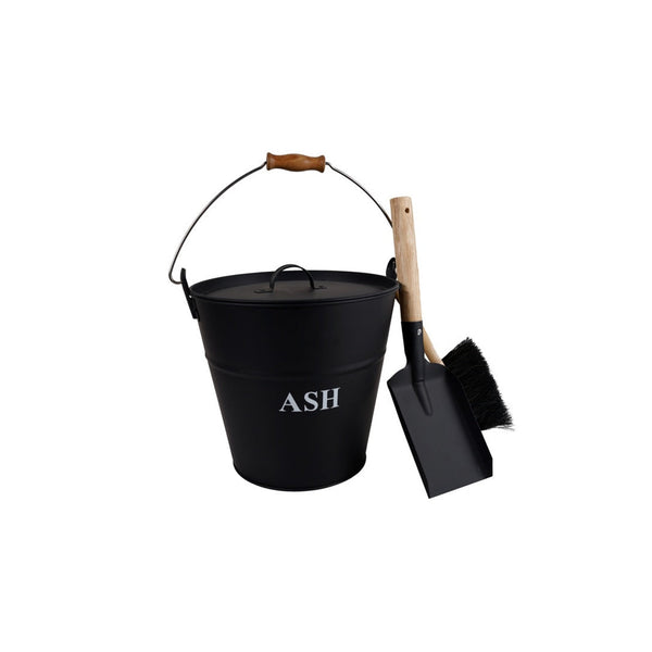 Hearth & Home deluxe ash bucket and tidy set