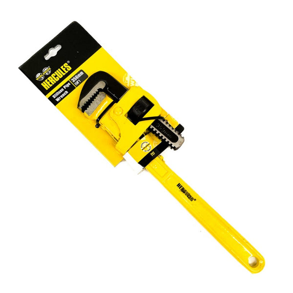 Hercules 14 inch Stillson wrench with orange handle