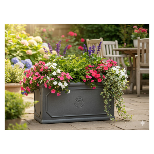 Heritage Graphite Trough - 70cm
