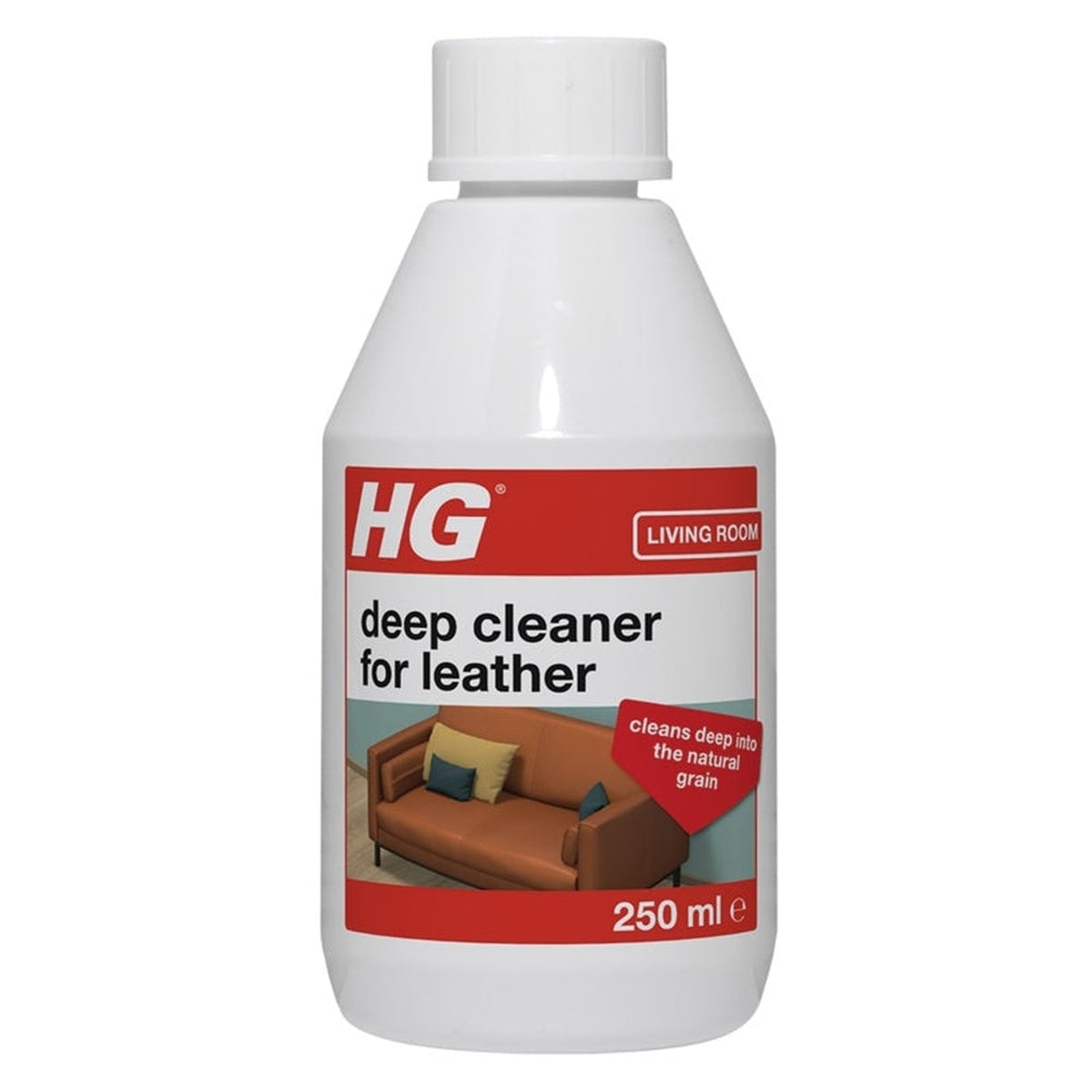 HG deep cleaner for leather 250ml