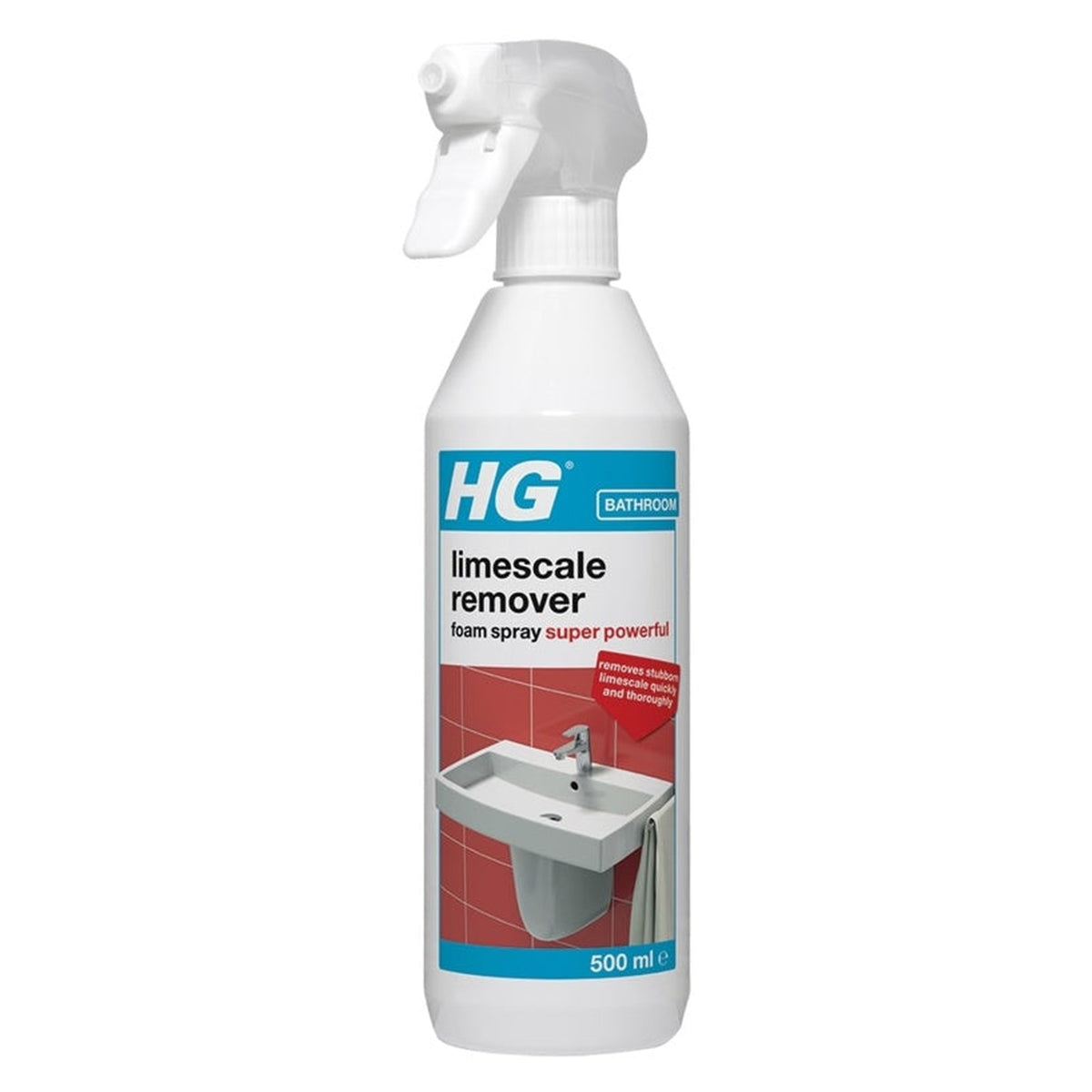 HG Scale Away 3x Stronger limescale foam spray, 500ml