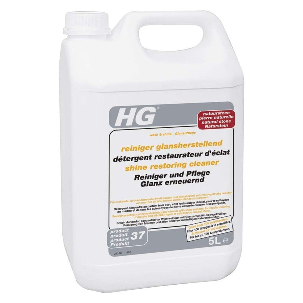 HG Shine Restoring Cleaner 5L bottle