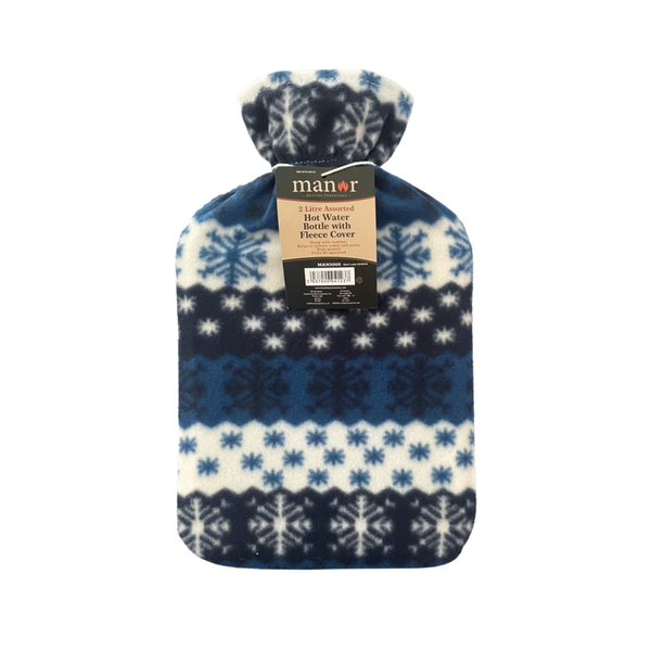 Hot Water Bottle Fleece Cover - 2L