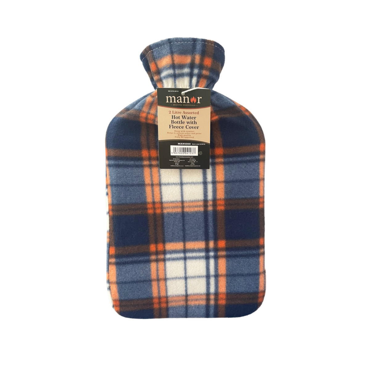 Hot Water Bottle Fleece Cover - 2L, view 2