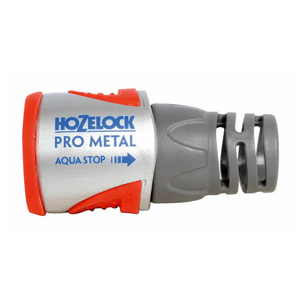 Hozelock Aqua Stop Connector PRO metal hose connector