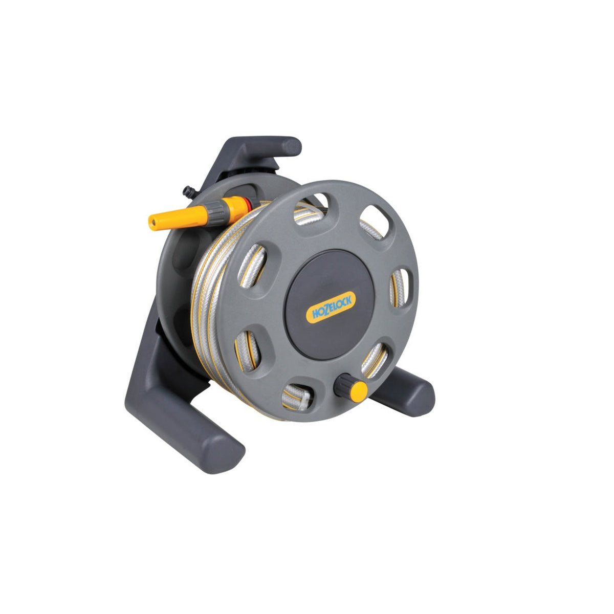 Hozelock freestanding compact hose reel with 25m hose