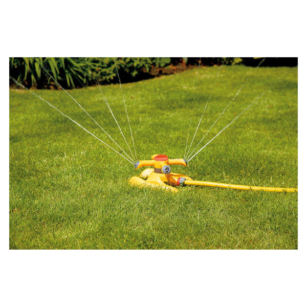 Hozelock Round Sprinkler Plus four arm rotating sprinkler