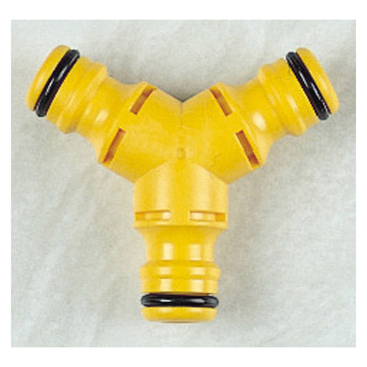 Hozelock Y connector for garden hose