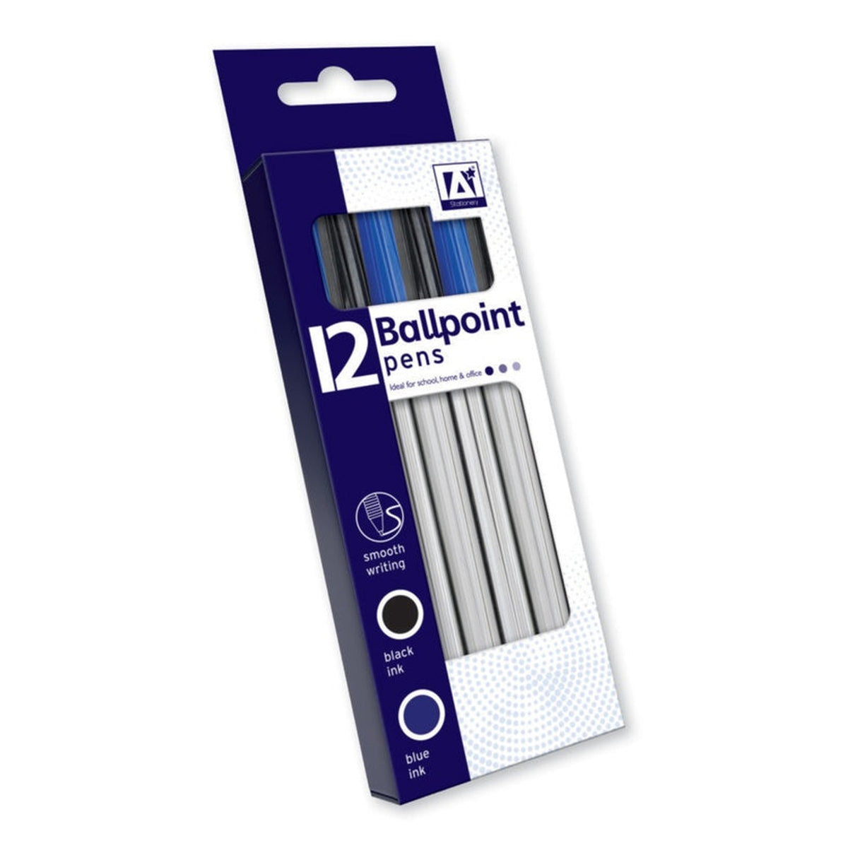 I G Design ballpoint pens, pack of 12