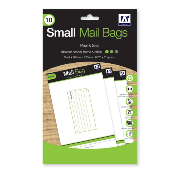 I G Design pack of 10 small peel-and-seal mailing bags