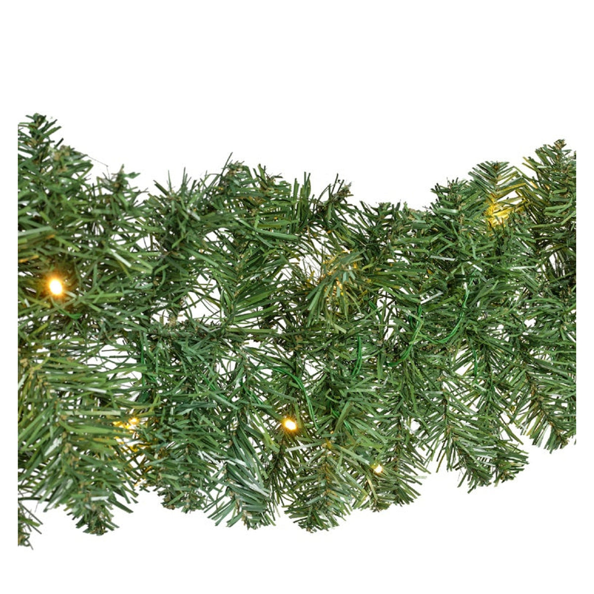 Imperial Garland Green With Warm White LEDs - 270cm, view 2