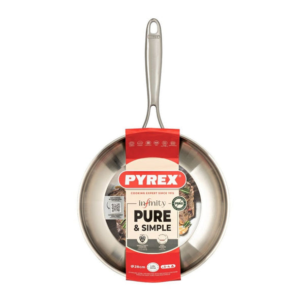 Infinity Stainless Steel Frying Pan - 28cm