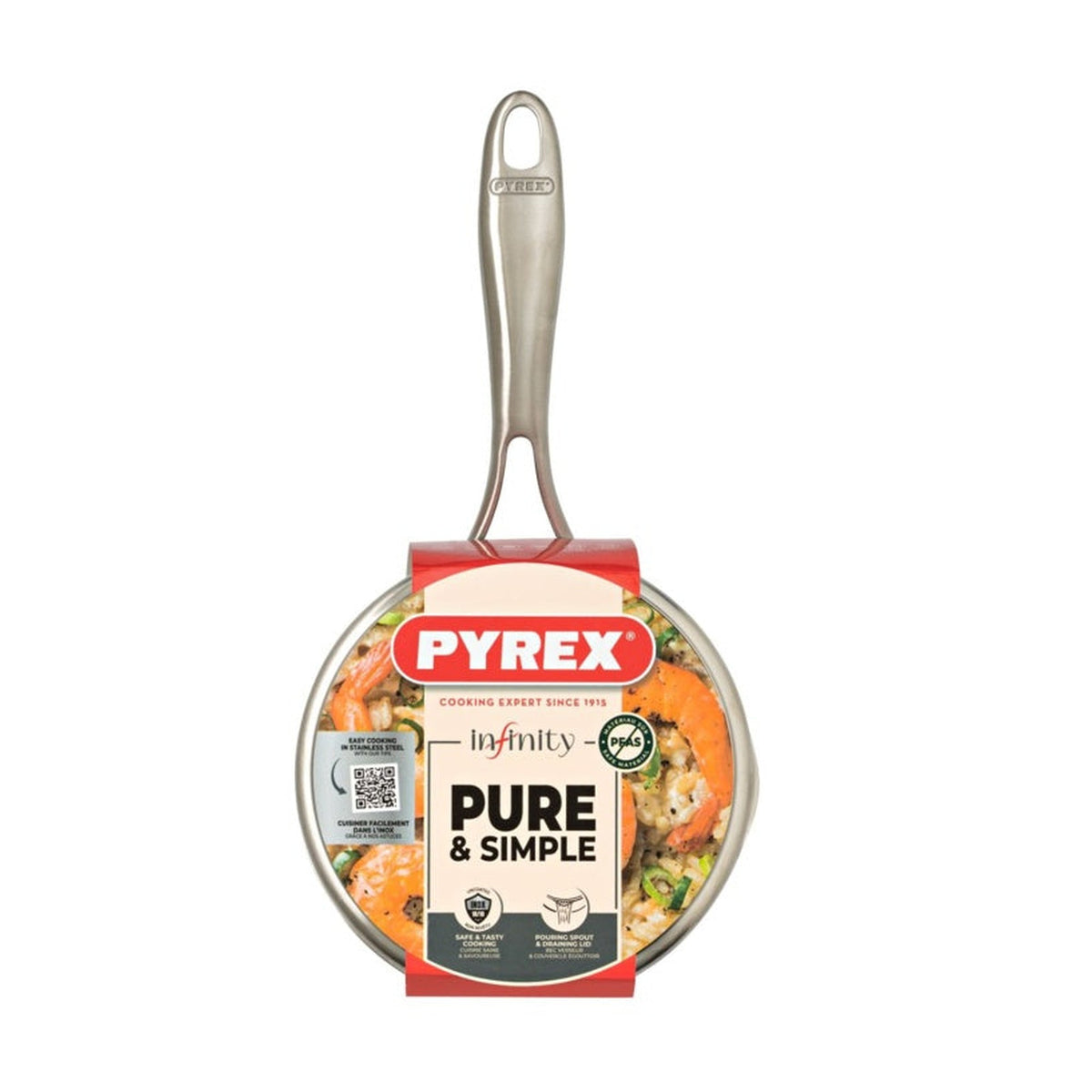 Infinity Stainless Steel Saucepan - 16cm