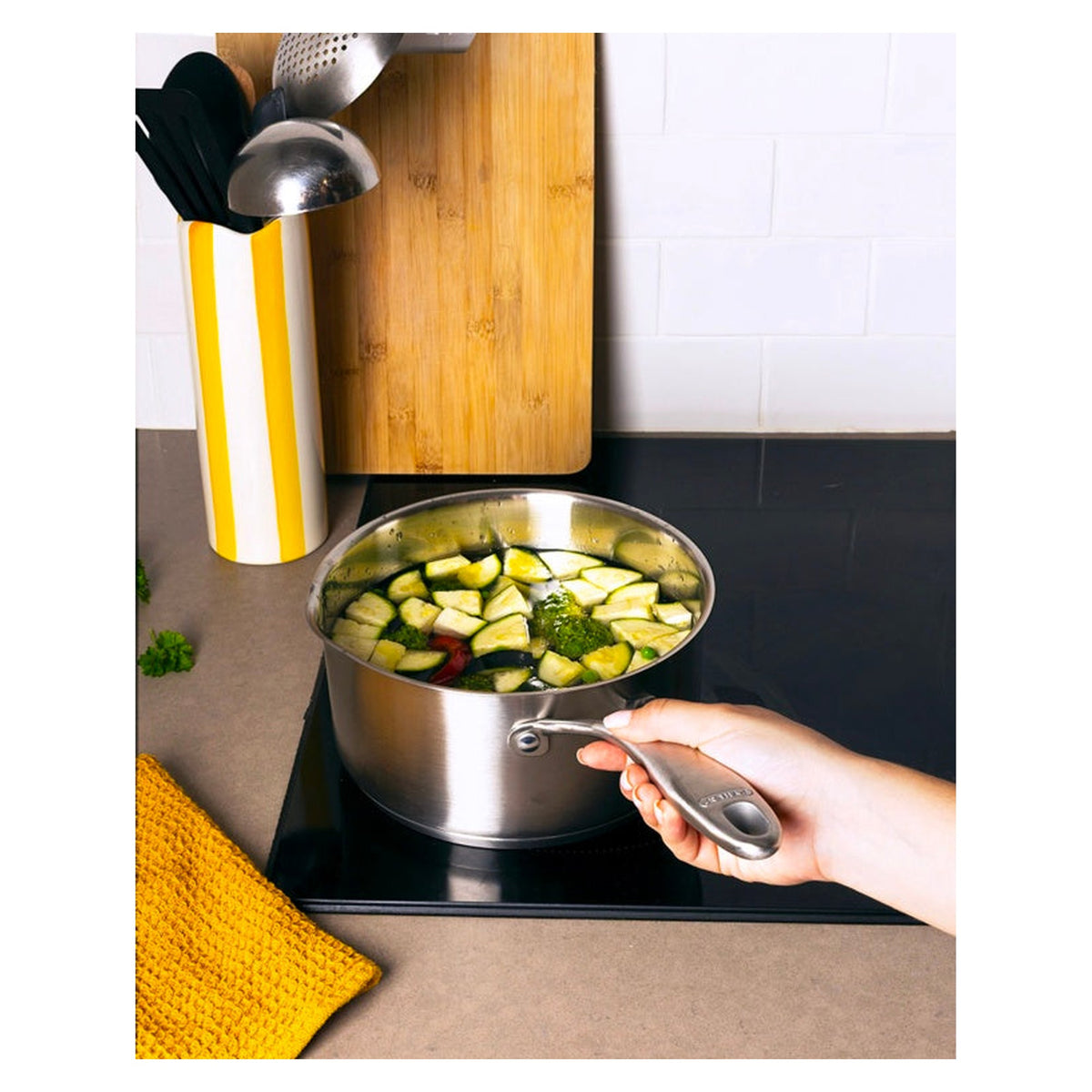 Infinity Stainless Steel Saucepan - 16cm, view 4