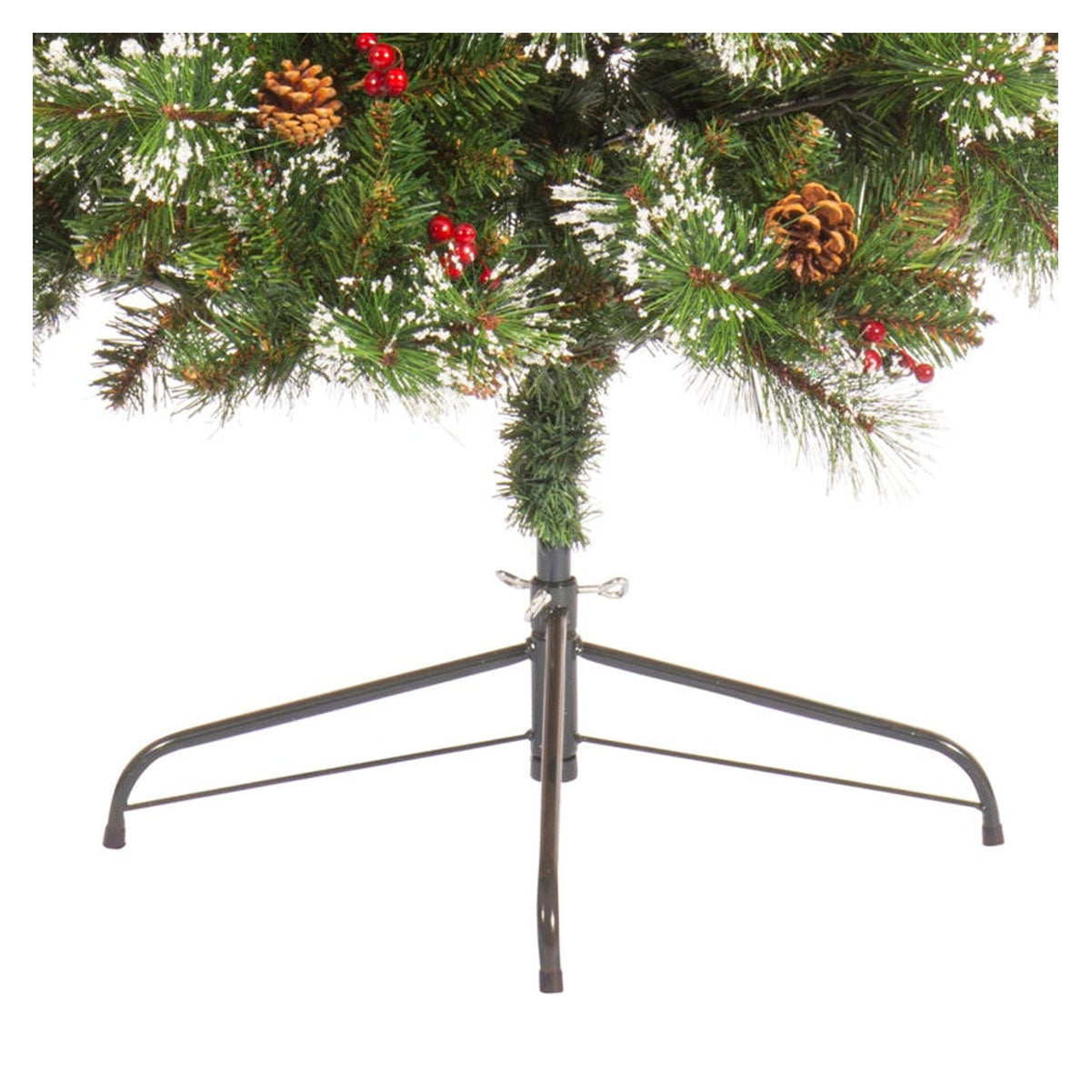 Ipswich Snowy Pine Tree - 180cm Green/White, view 2