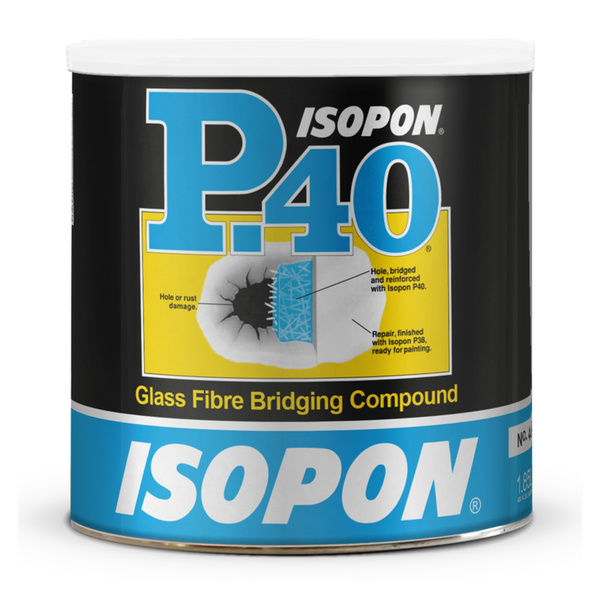 Isopon P.40 glass fibre bridging compound