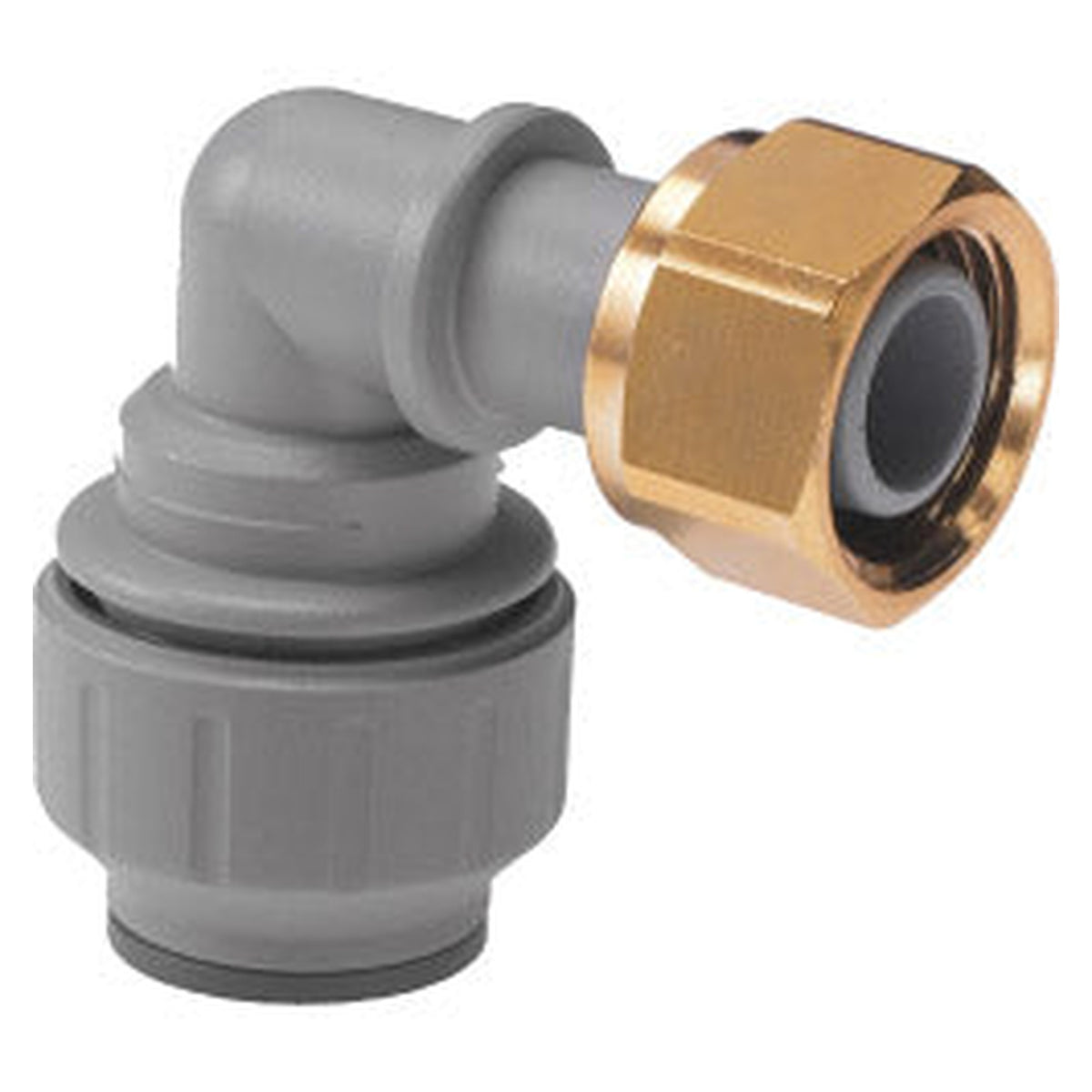JG Speedfit grey bent tap connectors pack of 5