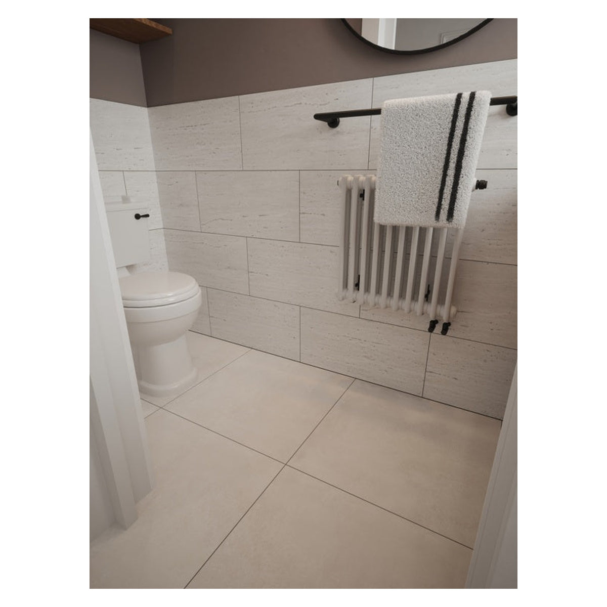 Johnson Tiles Skyline Paris Matt Silver 600 x 300mm wall tile