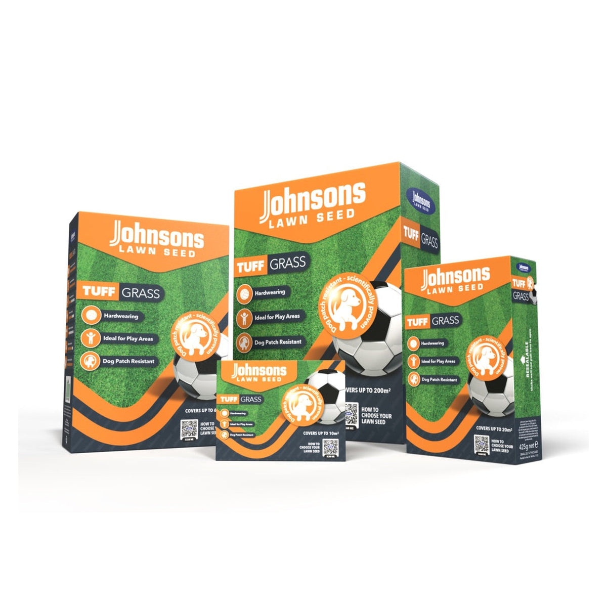 Johnsons Tuffgrass lawn seed with Dog Patch Resistance 4.25kg