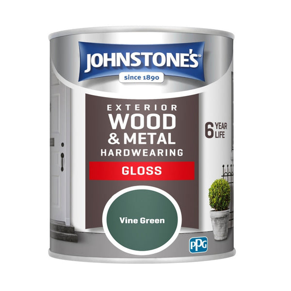 Johnstone's 6 Year Exterior Gloss 750ml in Vine Green