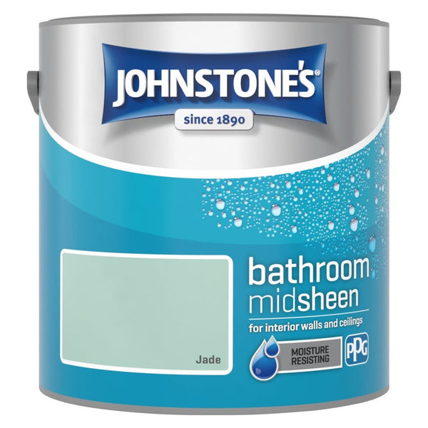 Johnstone's Bathroom Midsheen 2.5L tin in Jade