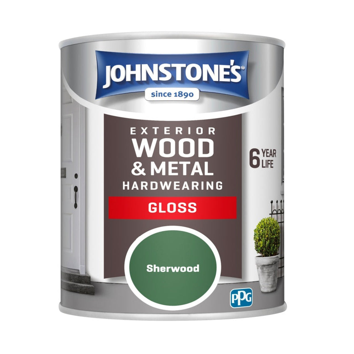 Johnstone's Exterior Hardwearing Gloss Sherwood 750ml tin