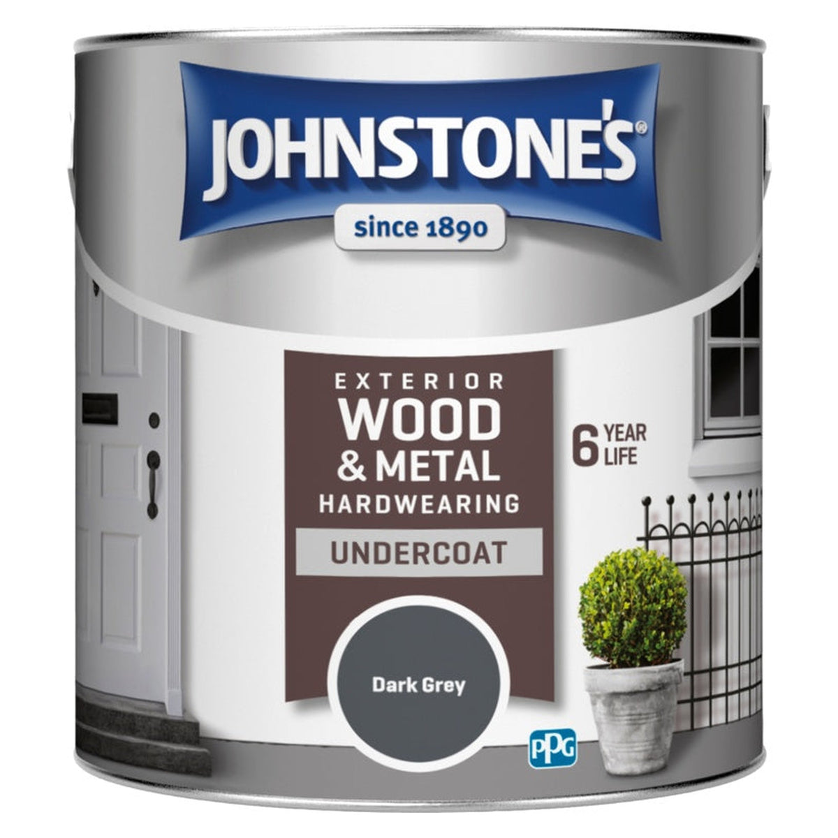 Johnstone's Exterior Undercoat Dark Grey 2.5L