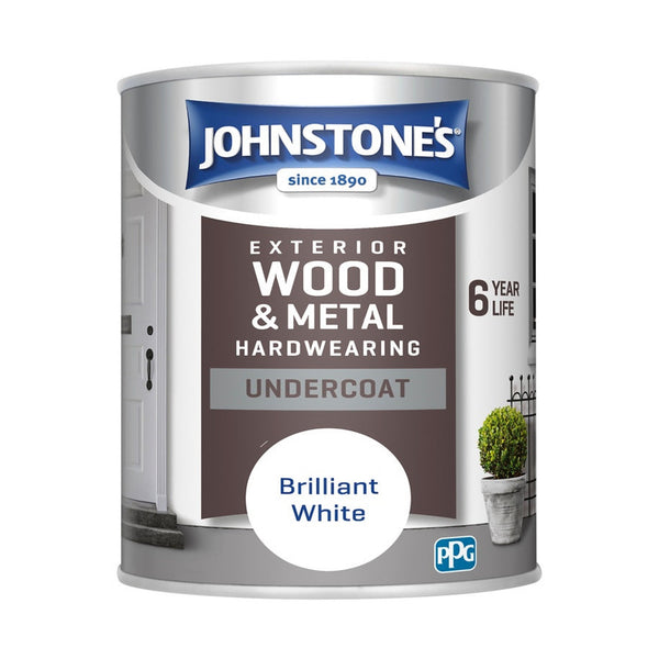 Johnstone's Exterior Undercoat 750ml tin in White