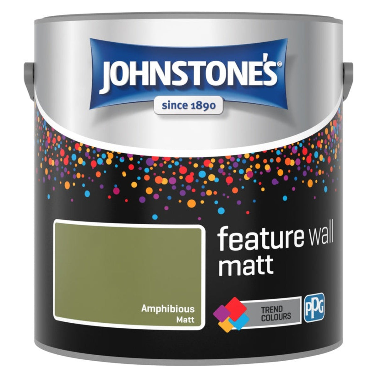 Johnstone's Feature Wall Matt 2.5L tin in Amphibious