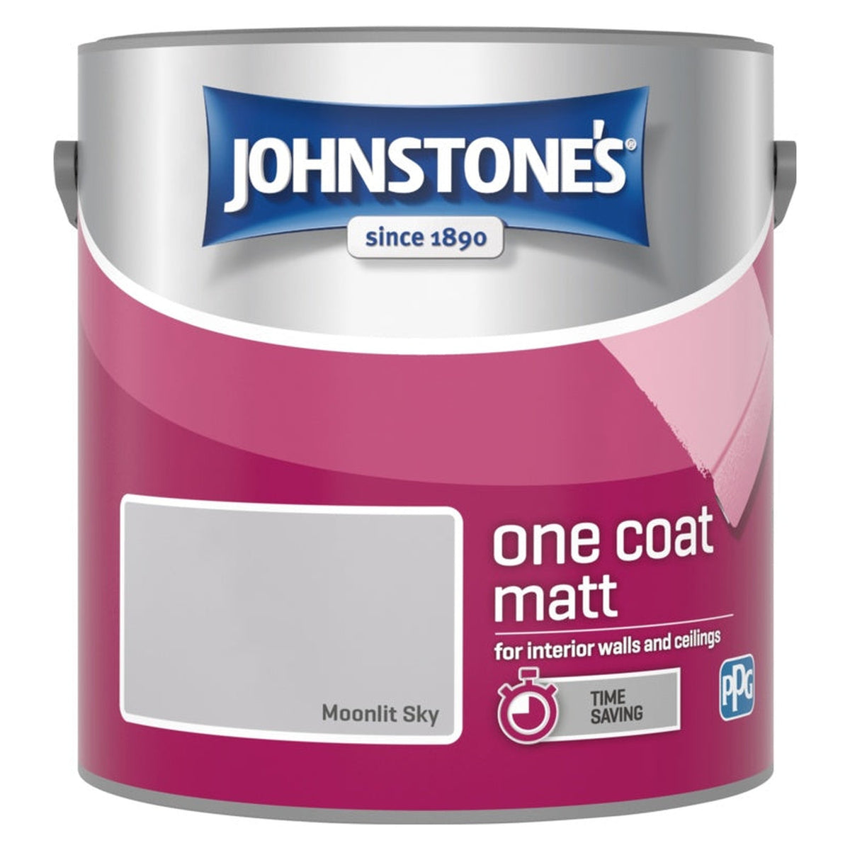 Johnstone's One Coat Matt 2.5L tin in Moonlit Sky