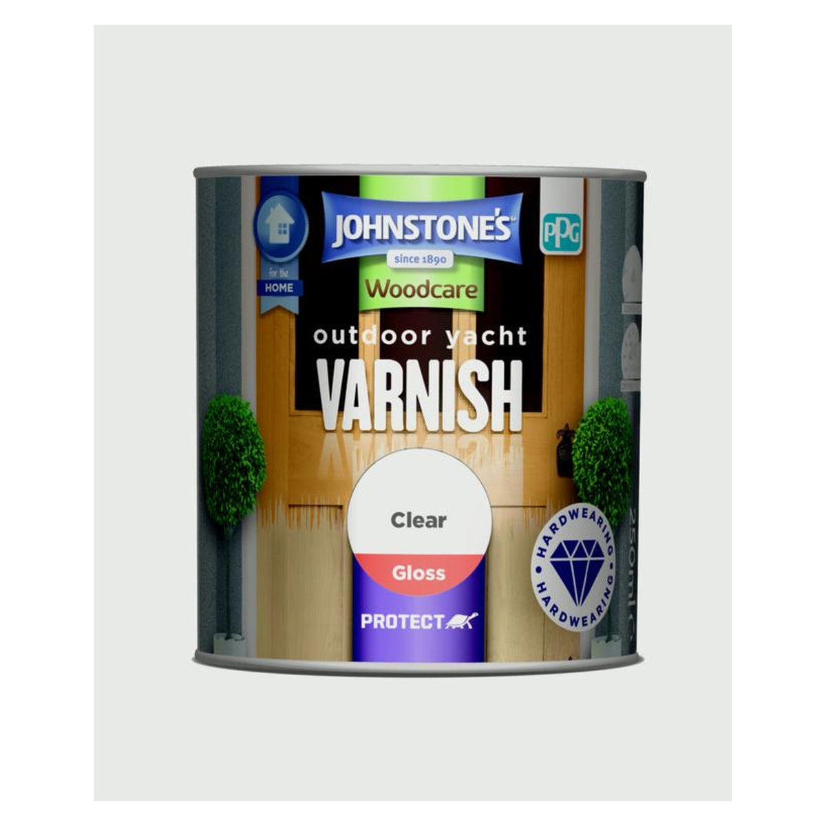 Johnstone's Outdoor Yacht Varnish Gloss Clear 250ml tin