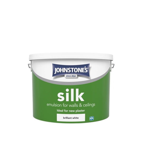Johnstone's Silk 10L in Pure Brilliant White