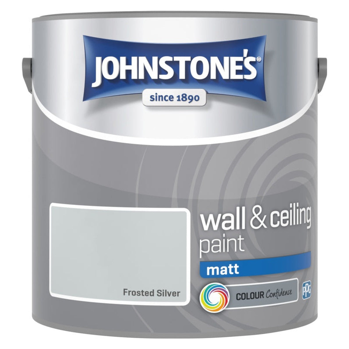 Johnstone's Wall & Ceiling Matt 2.5L in Frosted Silver