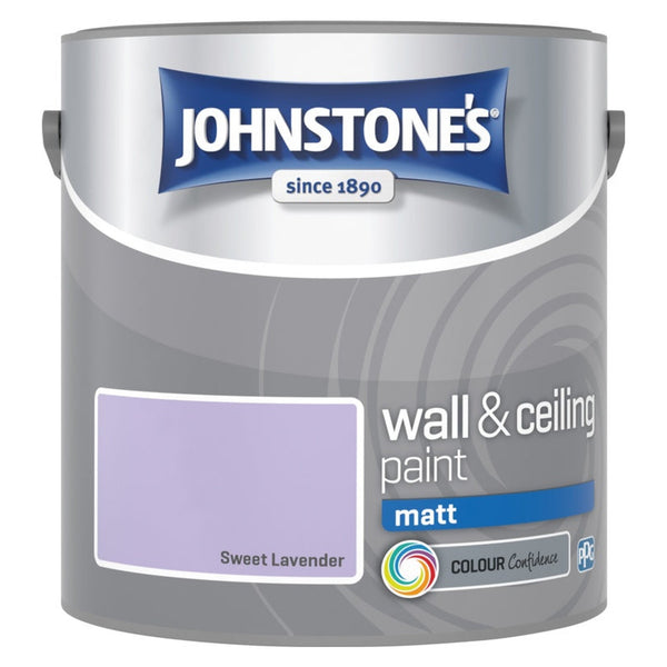 Johnstone's Wall & Ceiling Matt 2.5L tin in Sweet Lavender